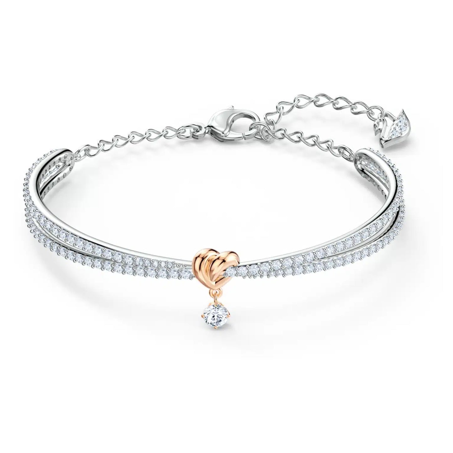Brazalete Corazón de Toda la Vida Swarovski amor eterno