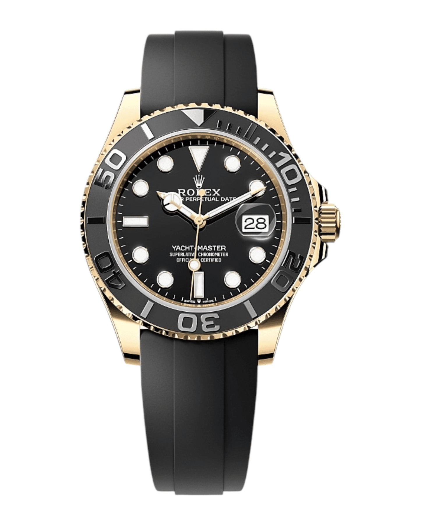 Rolex reloj Yacht Master 42mm negro hombre