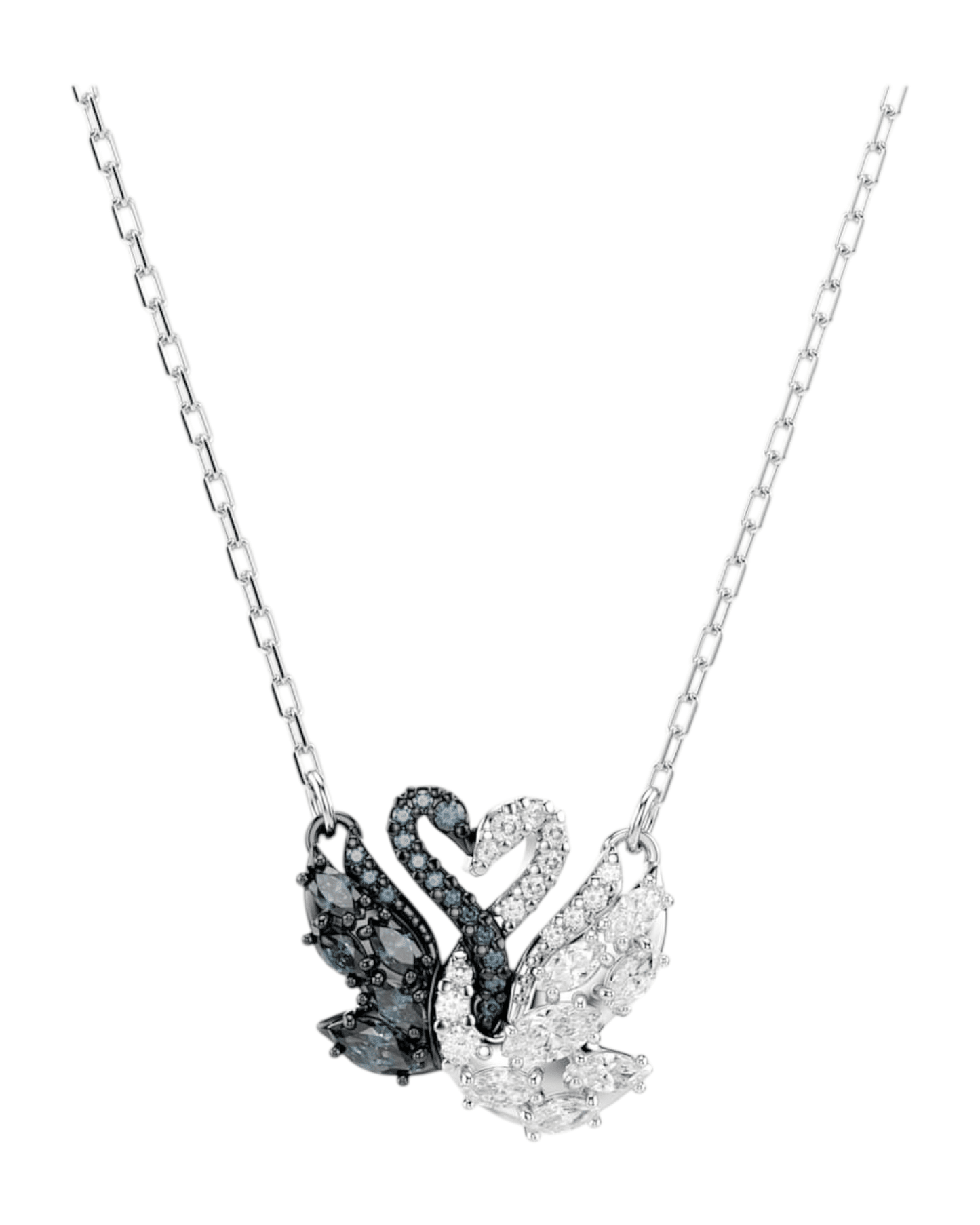 Collar Cisne Negro Swarovski símbolo icónico mujer