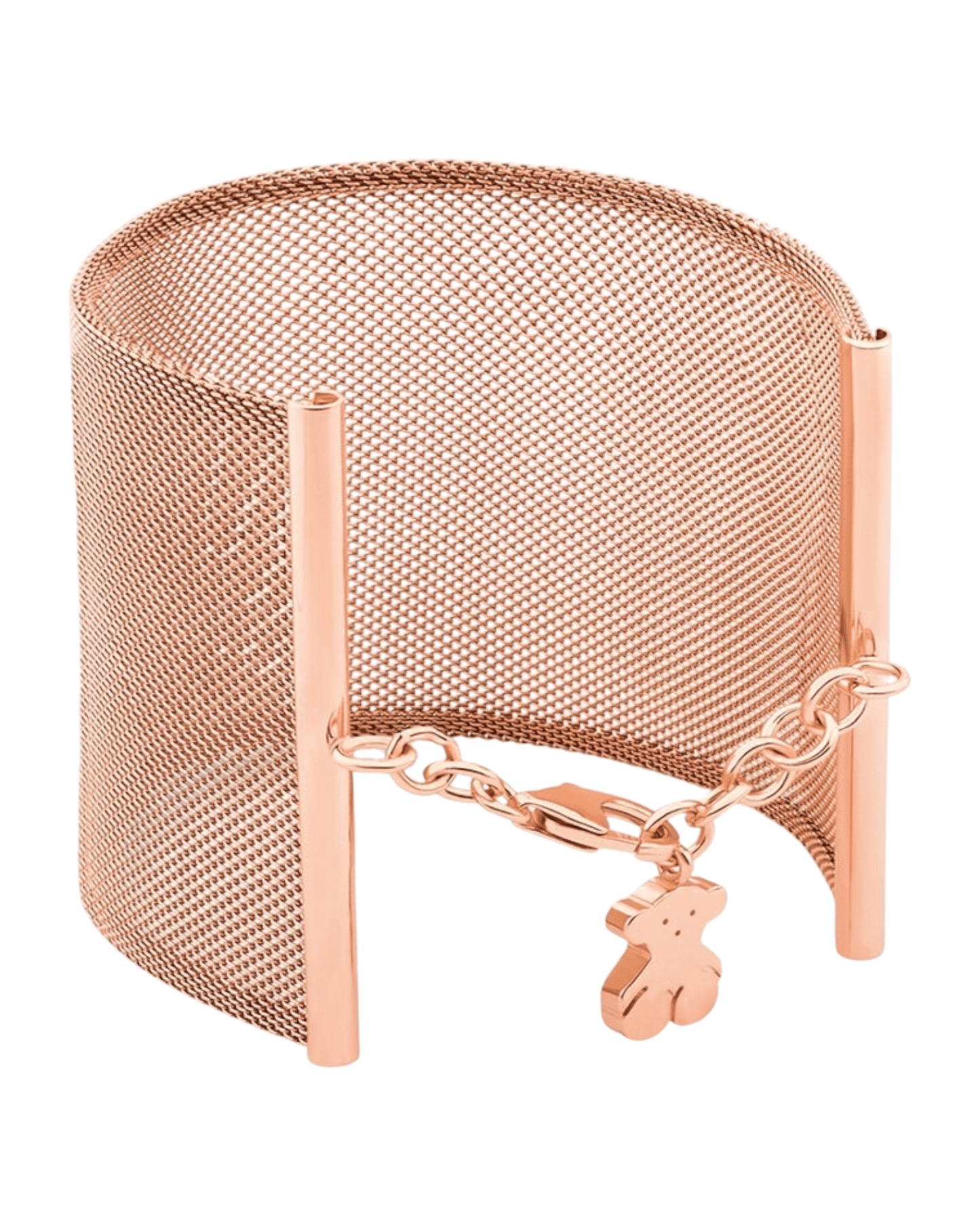 Brazalete Icon Mesh Tous rosegold con motivo de oso