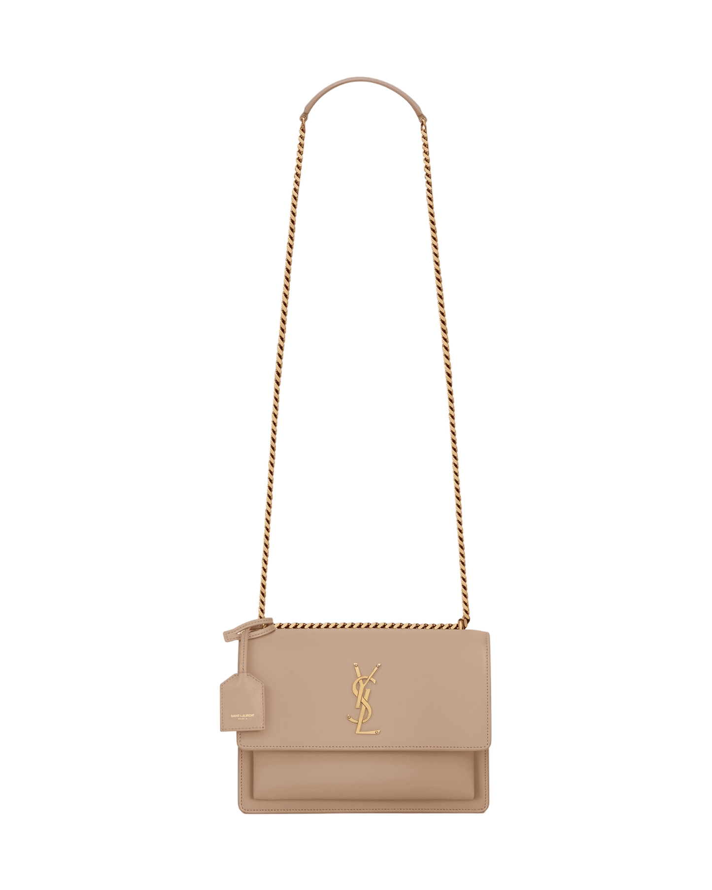 Saint Laurent.Yves Saint Laurent bolso Sunset Medium beige mujer