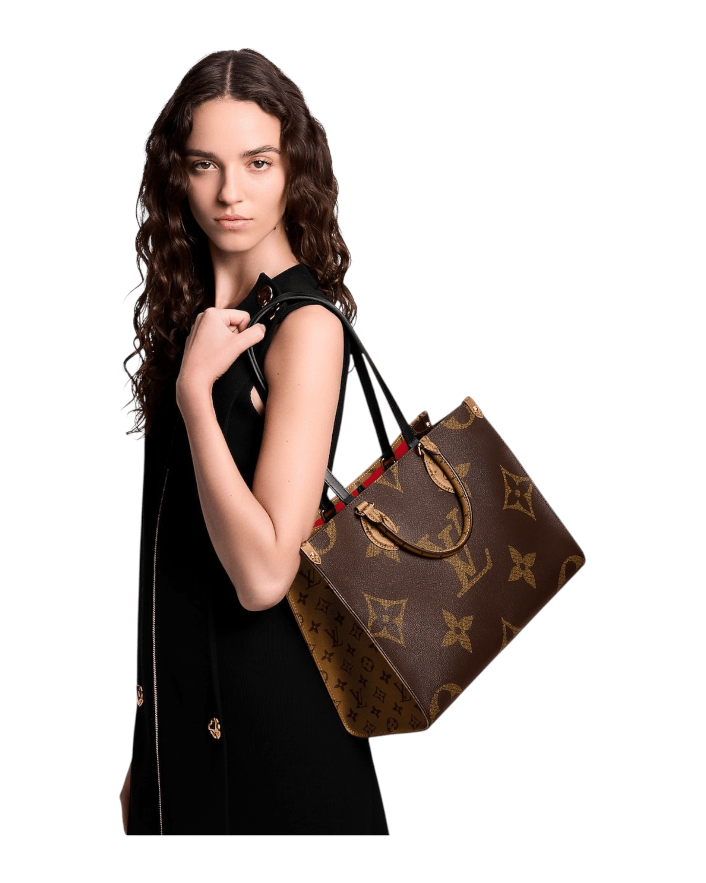 Louis Vuitton bolso Tote On the Go monogram marrón mujer