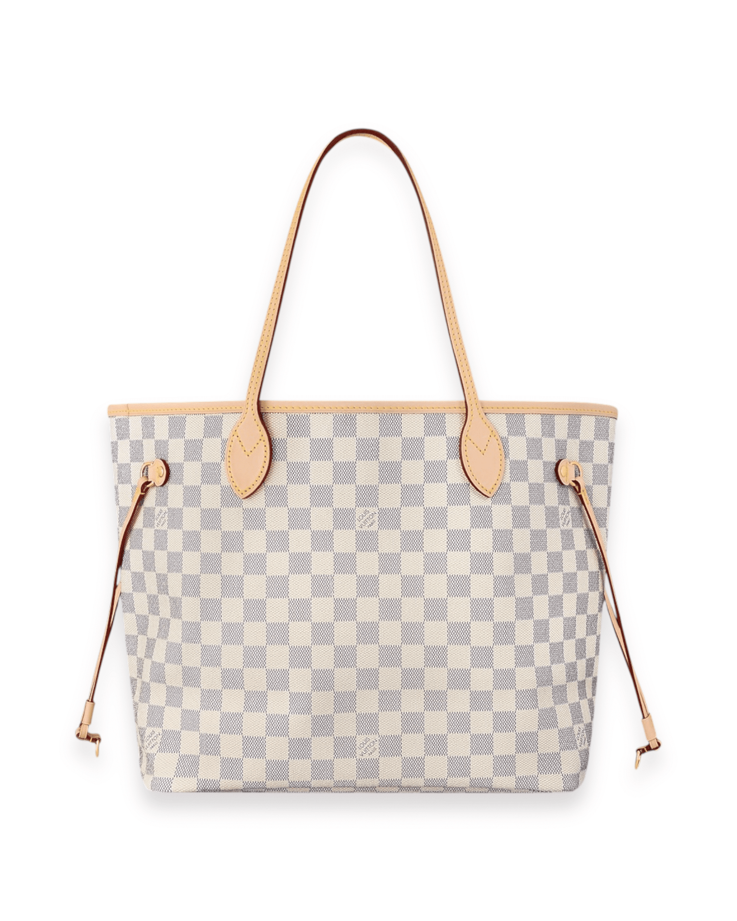 Louis Vuitton bolso Neverfull Damier Azur Rose MM mujer