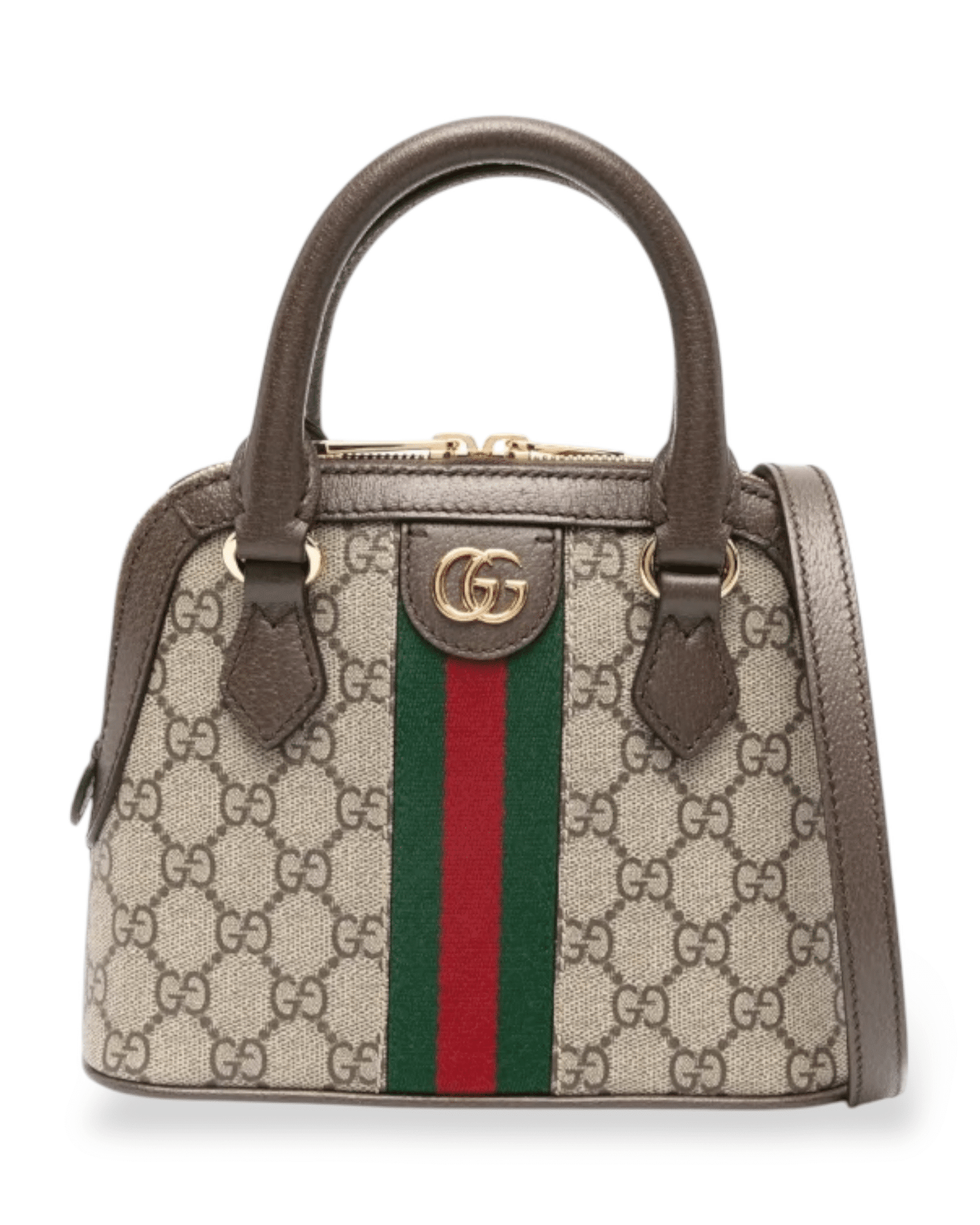 Gucci bolso Ophidia GG monograma beige verde mujer