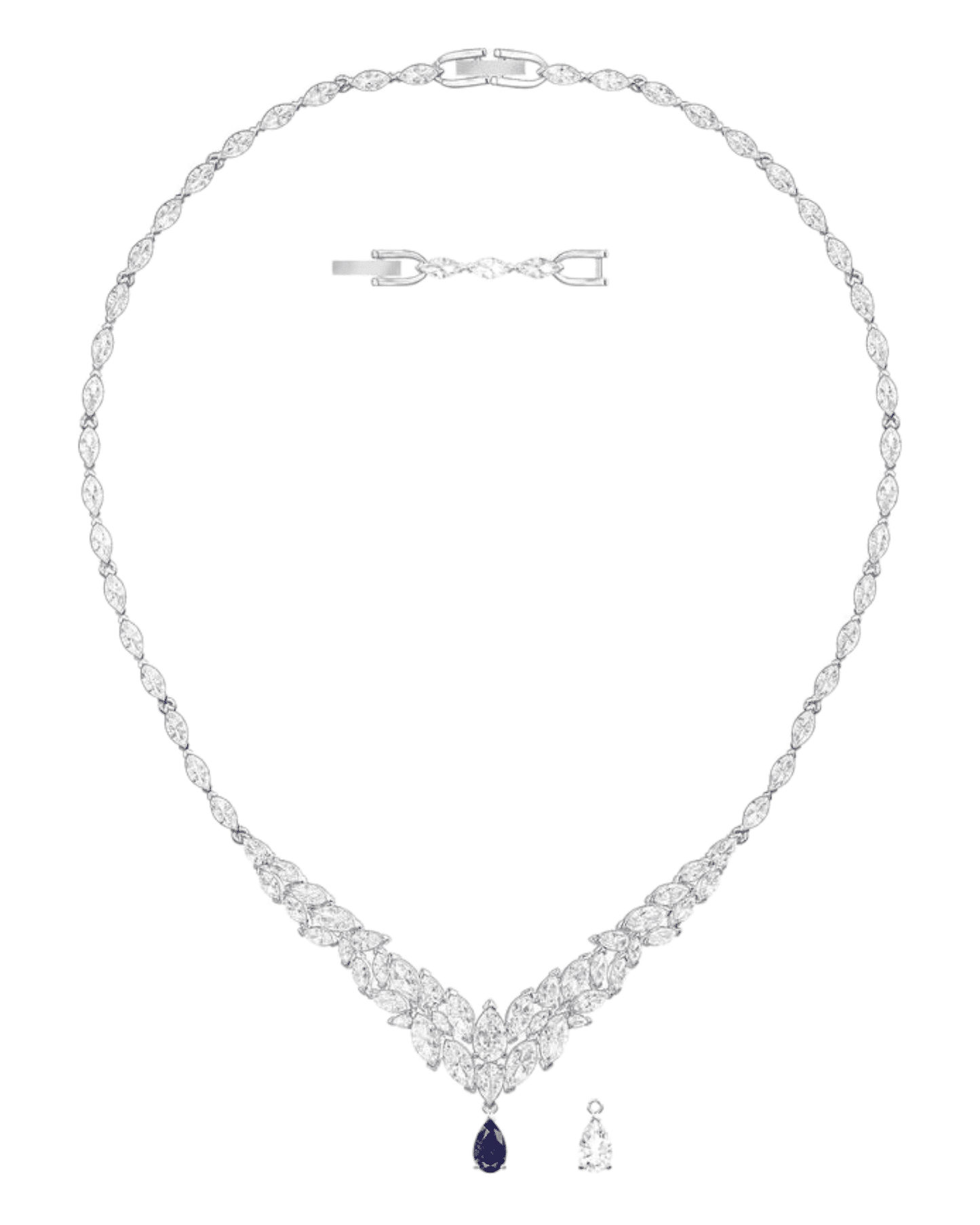 Collar Louison Swarovski circonitas botánicas mujer