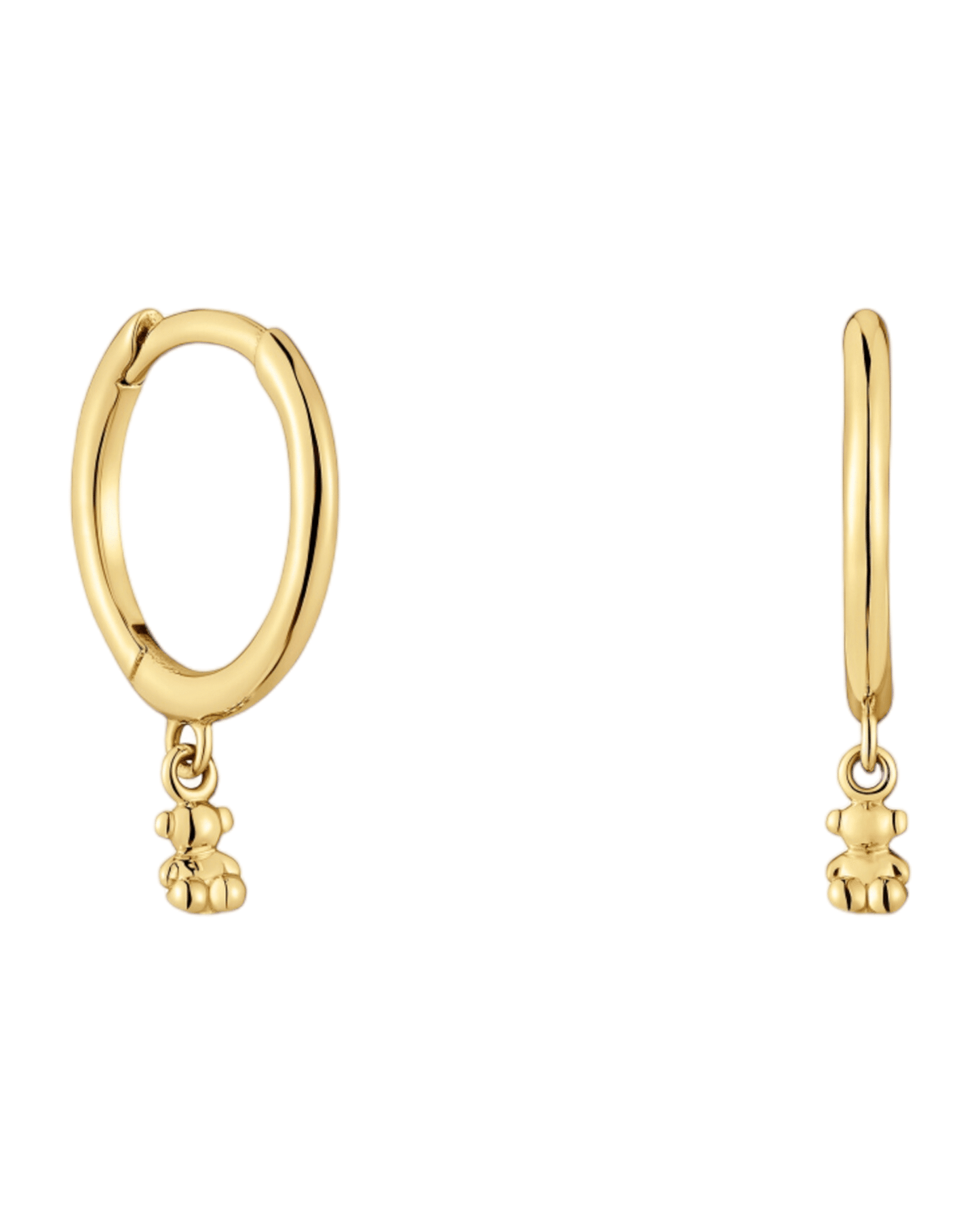 Tous aros Bold Bea argolla dorada con colgante osito mujer