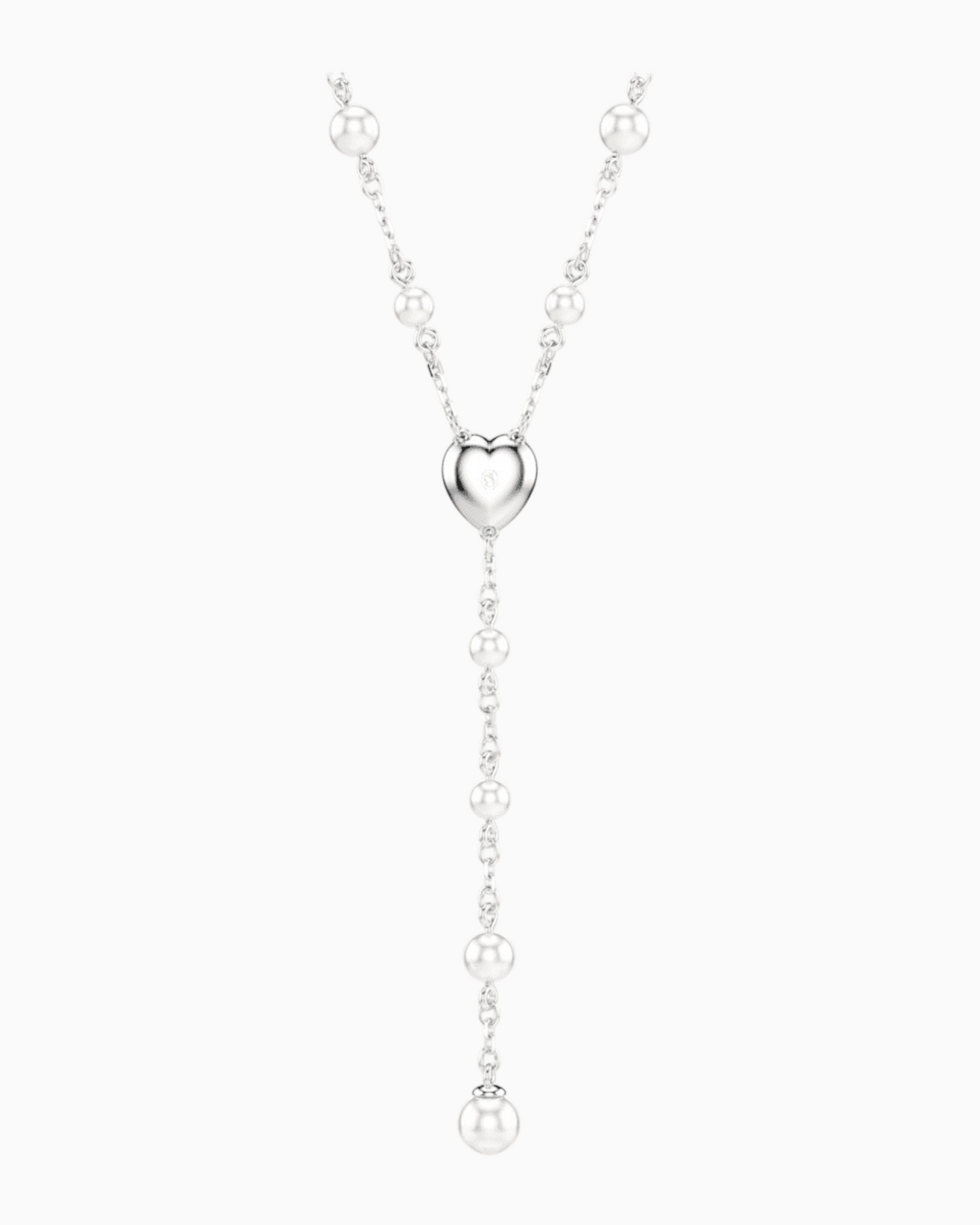 Collar Corazón de Perlas y Cristales Ariana