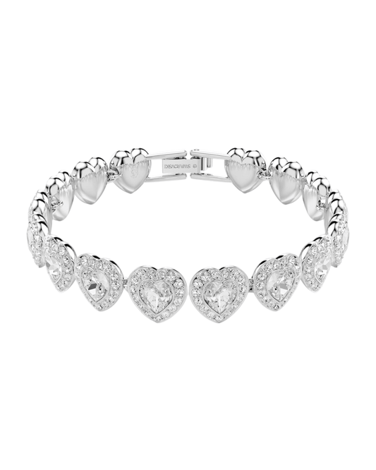 Brazalete Corazones Ariana Grande Swarovski edición especial