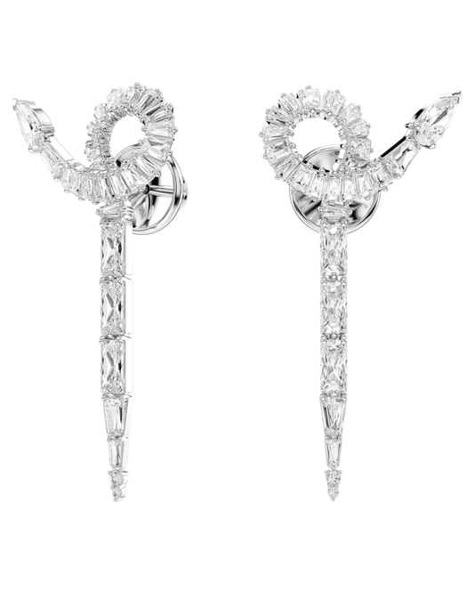 Aros Lágrima de Serpiente Swarovski brillante