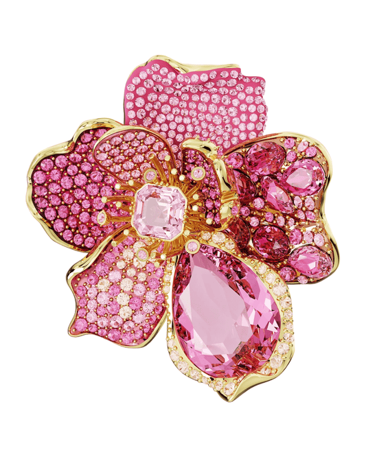 Swarovski anillo Florere rosa circonitas mujer