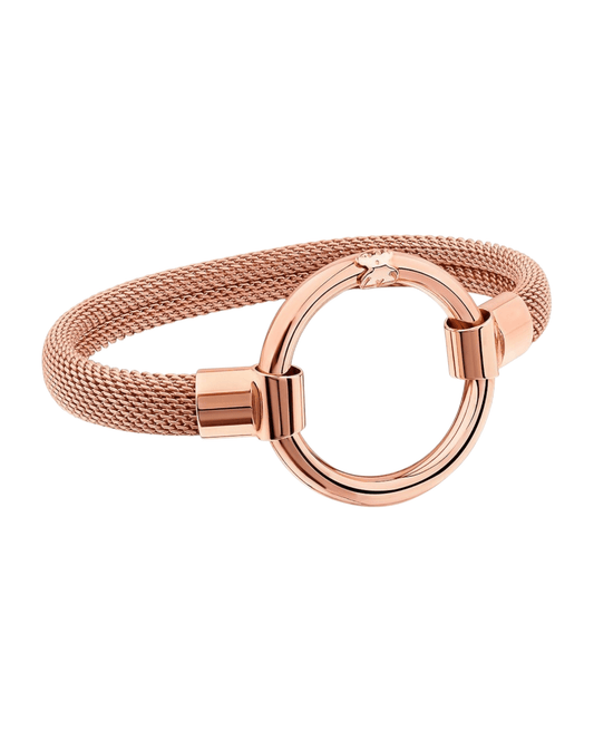 Brazalete Hold Tous rígido color rosegold con cierre circular