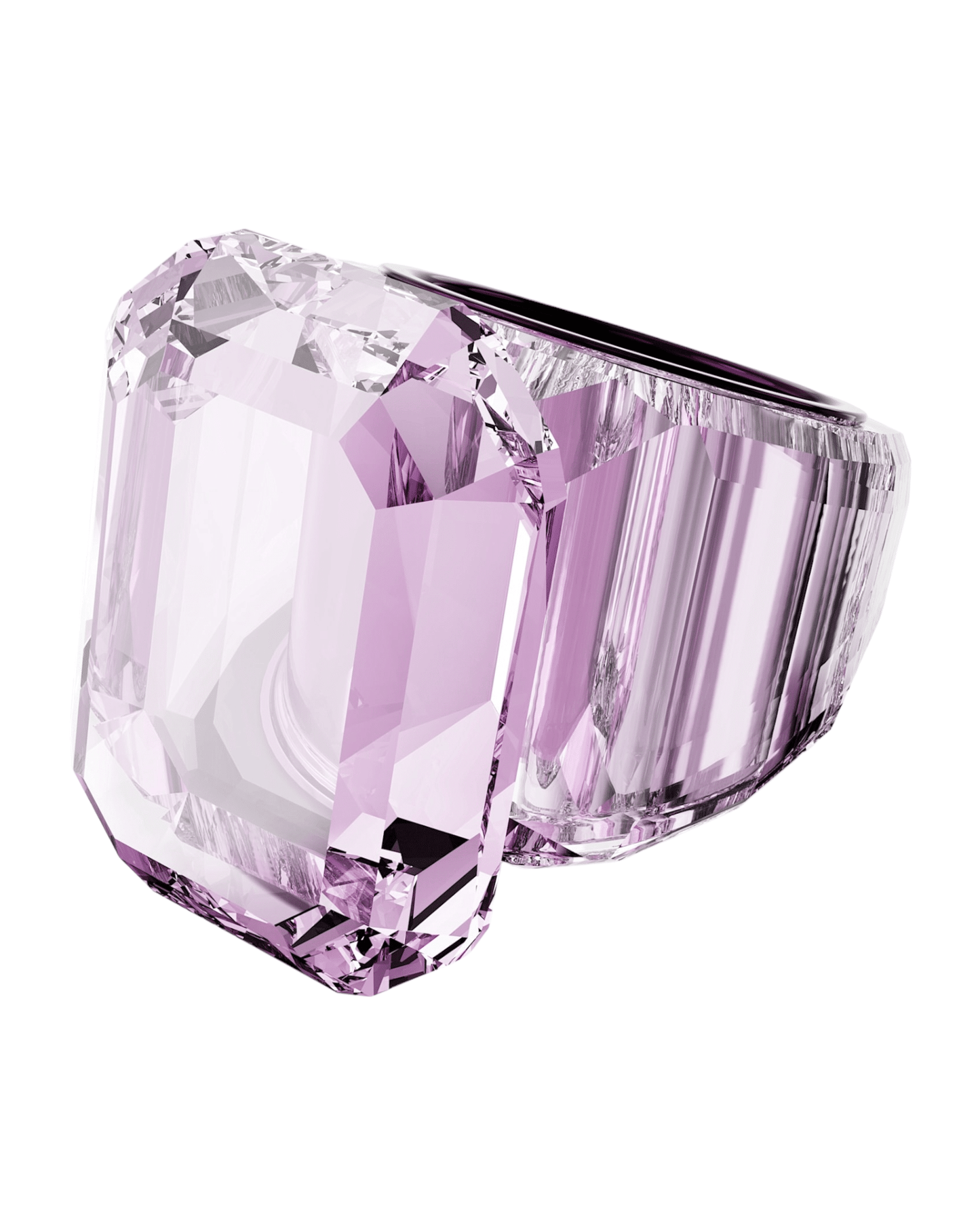 Swarovski anillo Lucent cóctel lila mujer