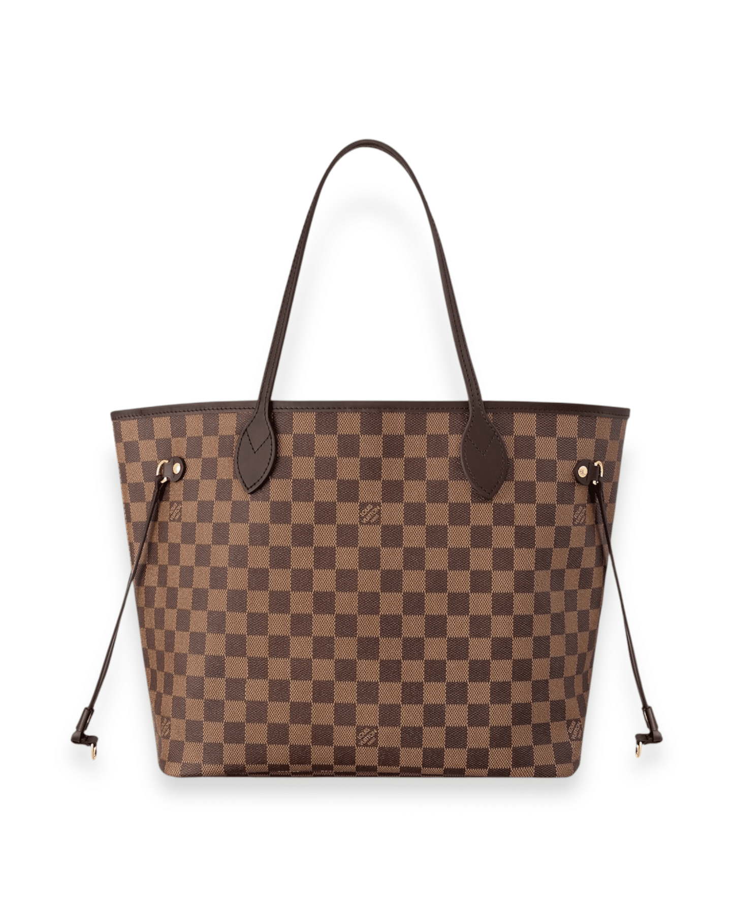 Louis Vuitton bolso Neverfull MM canvas damier marrón mujer
