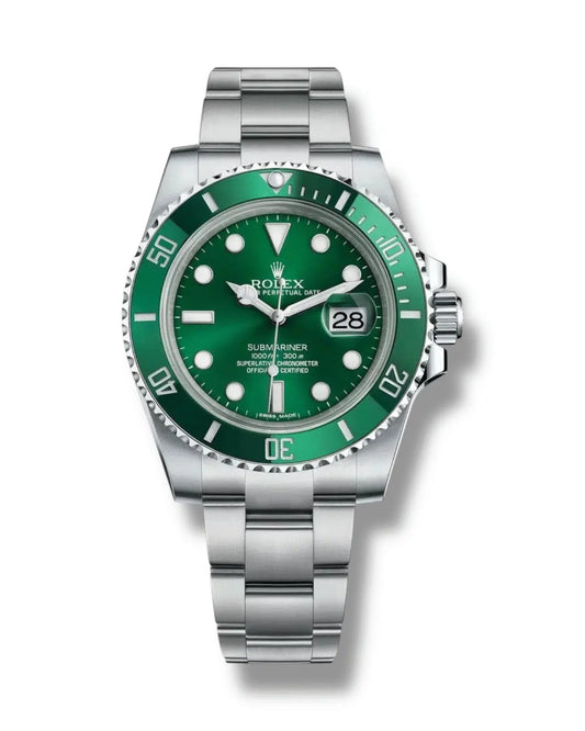 Rolex reloj Submariner Hulk verde hombre