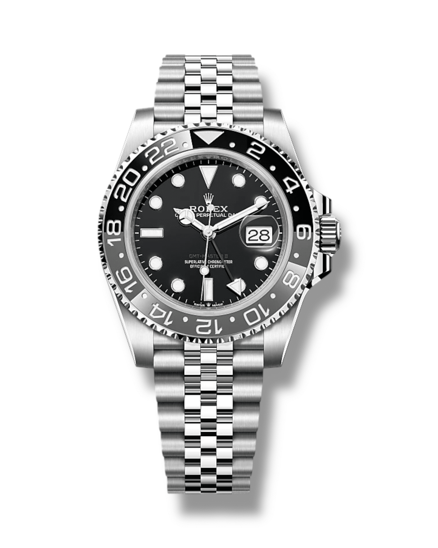 Rolex reloj GMT Master II Bruce Wayne 40mm hombre