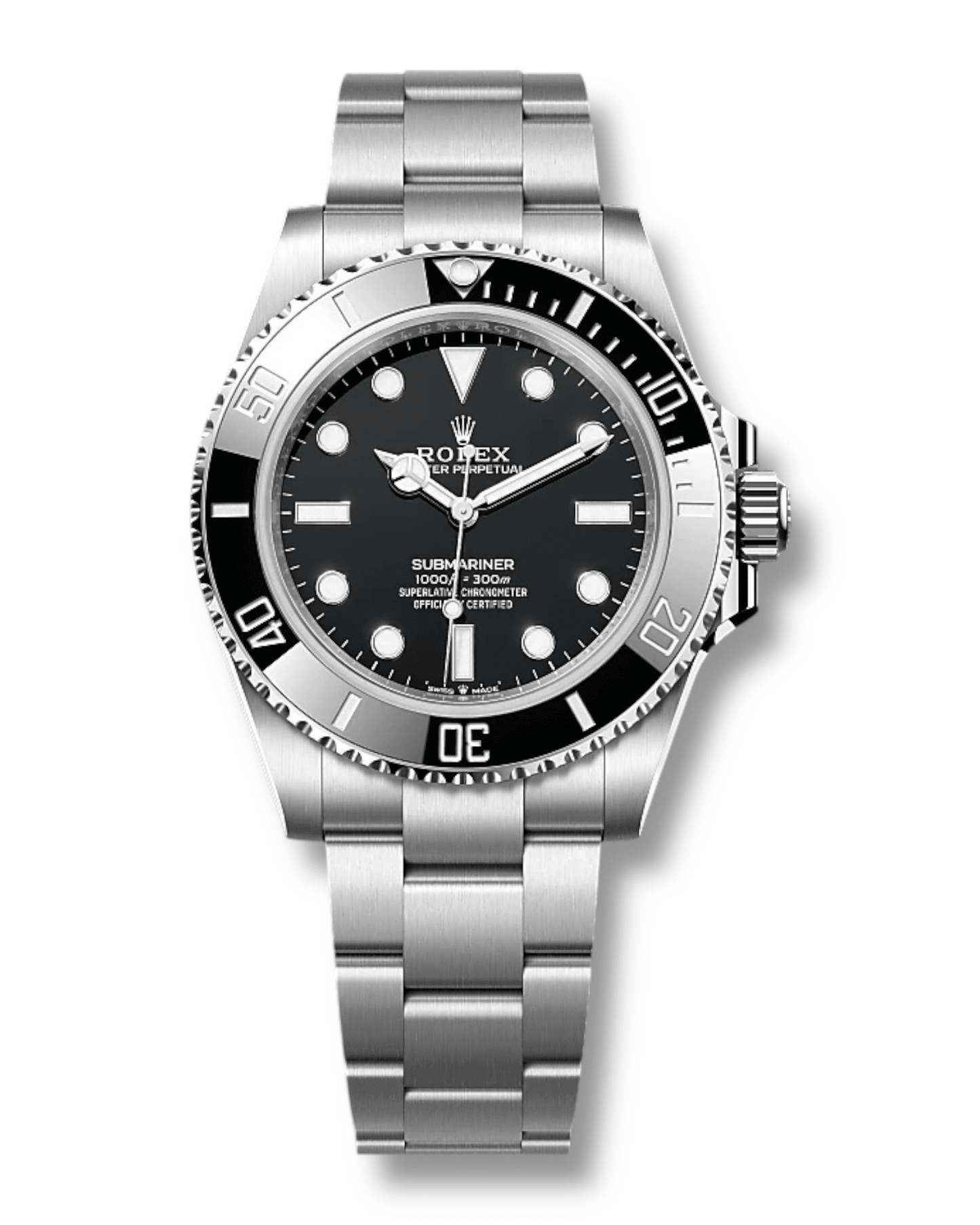 Rolex reloj Submariner negro 41mm hombre
